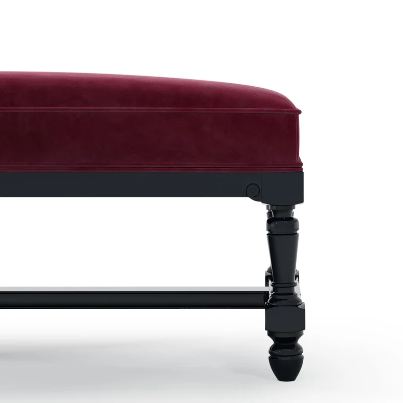 Ecouen Banc plat patine Ebène Petit Modèle