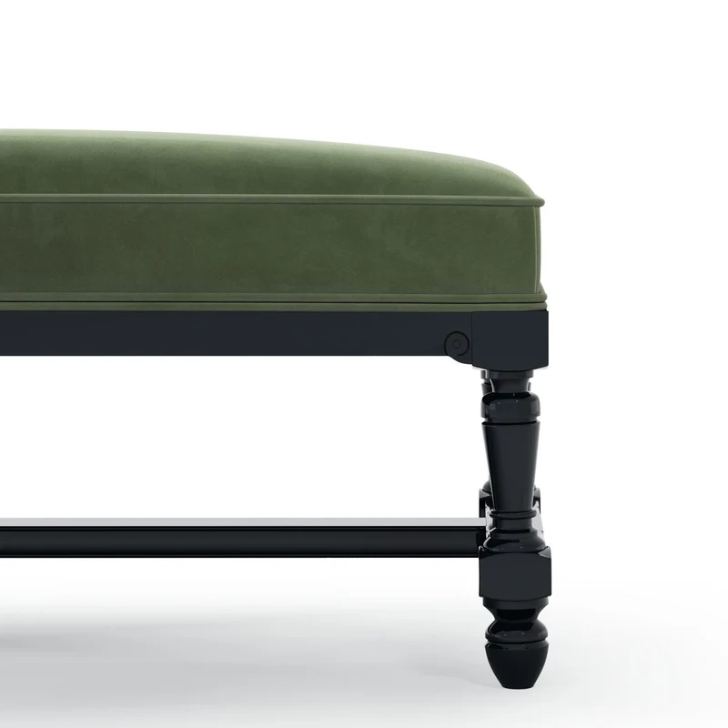 Ecouen Banc plat patine Ebène Petit Modèle