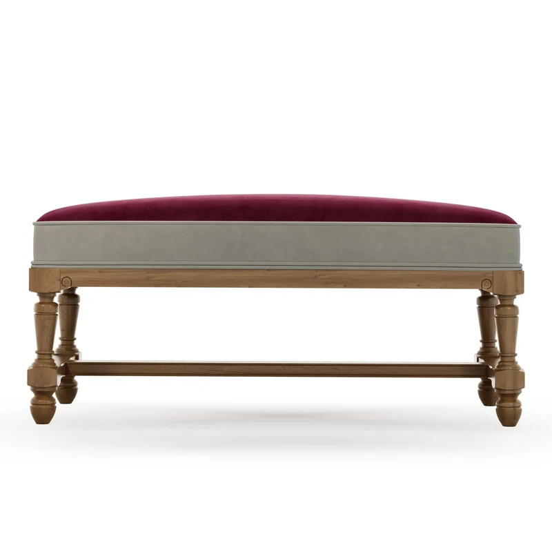 Ecouen Banc plat patine Brienne Petit Modèle