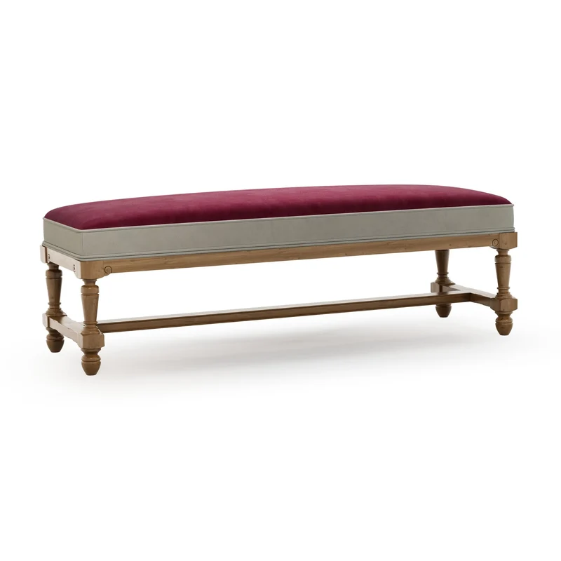 Ecouen Banc plat patine Brienne Grand Modèle