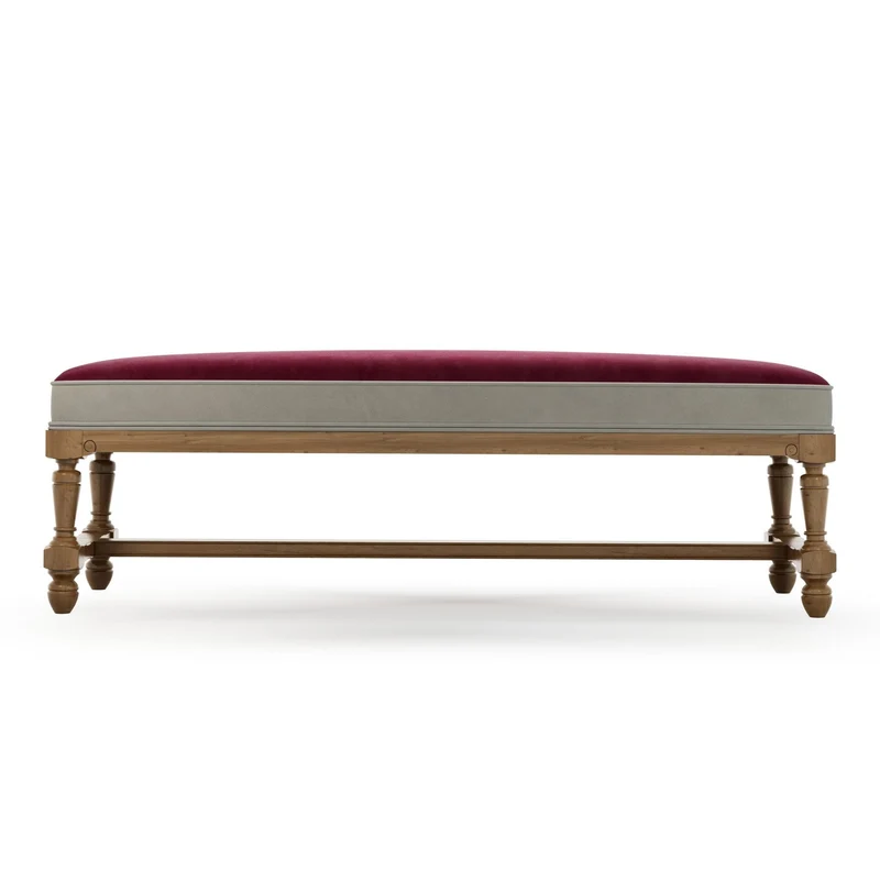 Ecouen Banc plat patine Brienne Grand Modèle