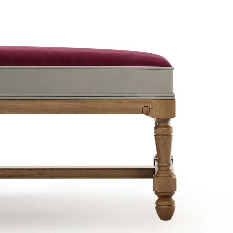 Ecouen Banc plat patine Brienne Grand Modèle