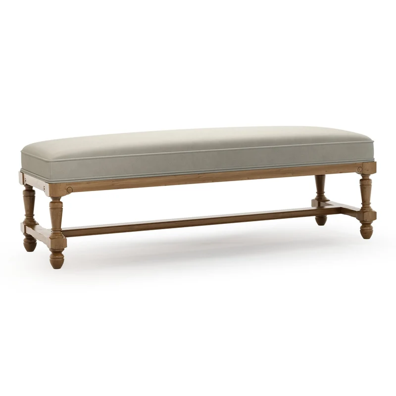Ecouen Banc plat patine Brienne Grand Modèle
