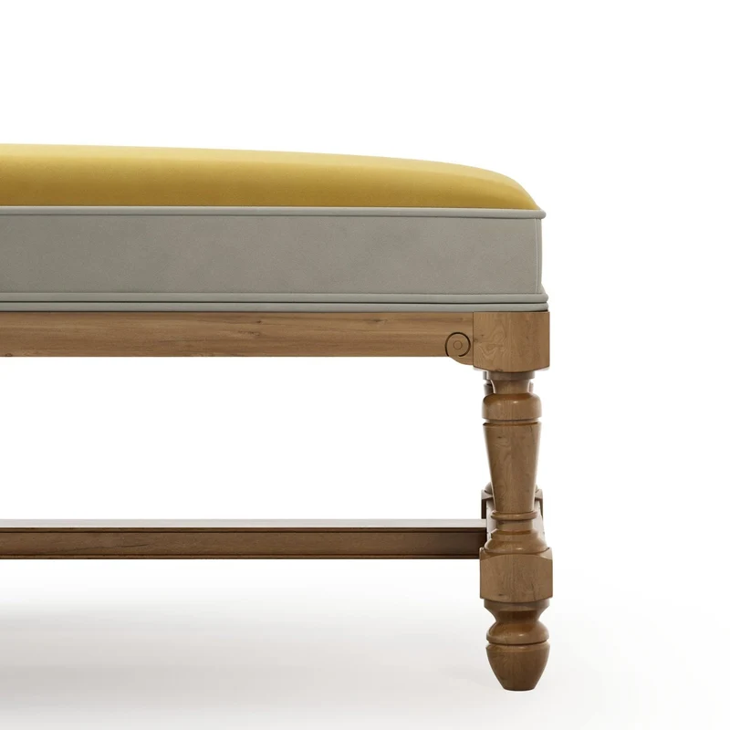 Ecouen Banc plat patine Brienne Grand Modèle