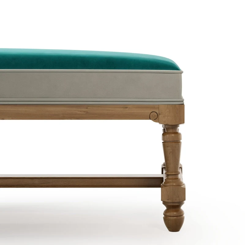 Ecouen Banc plat patine Brienne Grand Modèle