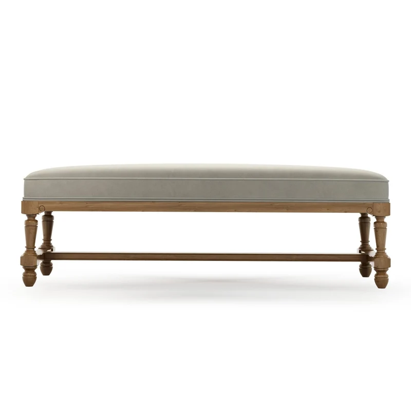 Ecouen Banc plat patine Brienne Grand Modèle