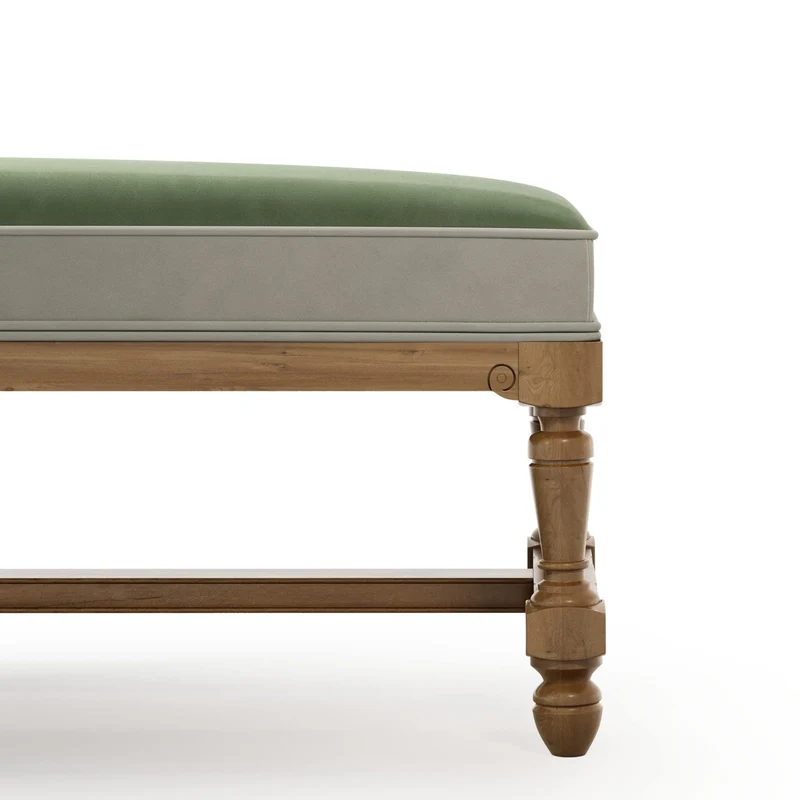 Ecouen Banc plat patine Brienne Grand Modèle