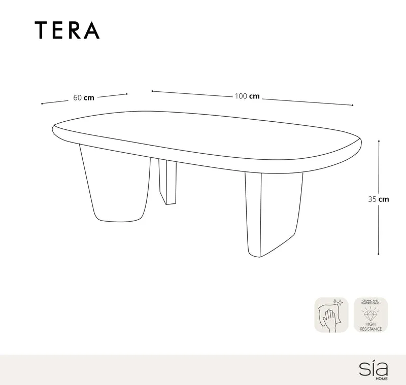 Table basse TERA 100cm