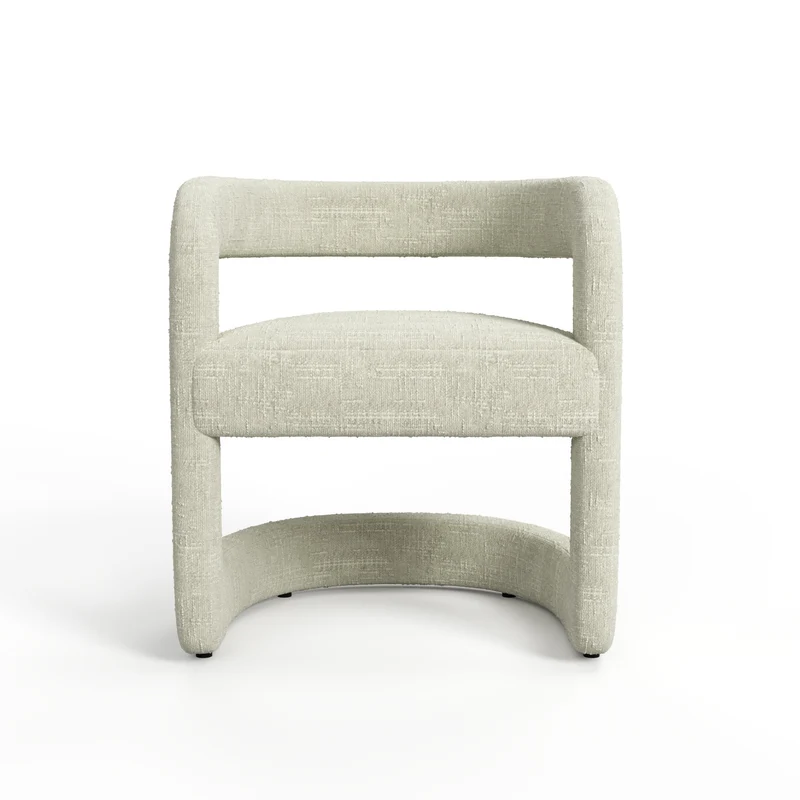 Lot de 2 chaises KLAY velours tramé