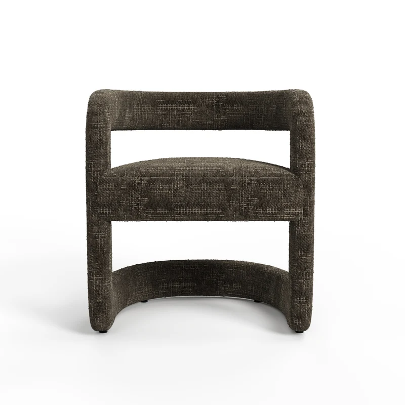 Lot de 2 chaises KLAY velours tramé