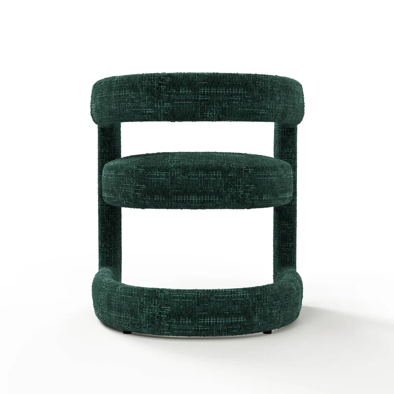 Lot de 2 chaises KLAY velours tramé