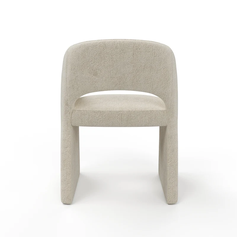 Lot de 2 petits fauteuils ARIEL velours texturé