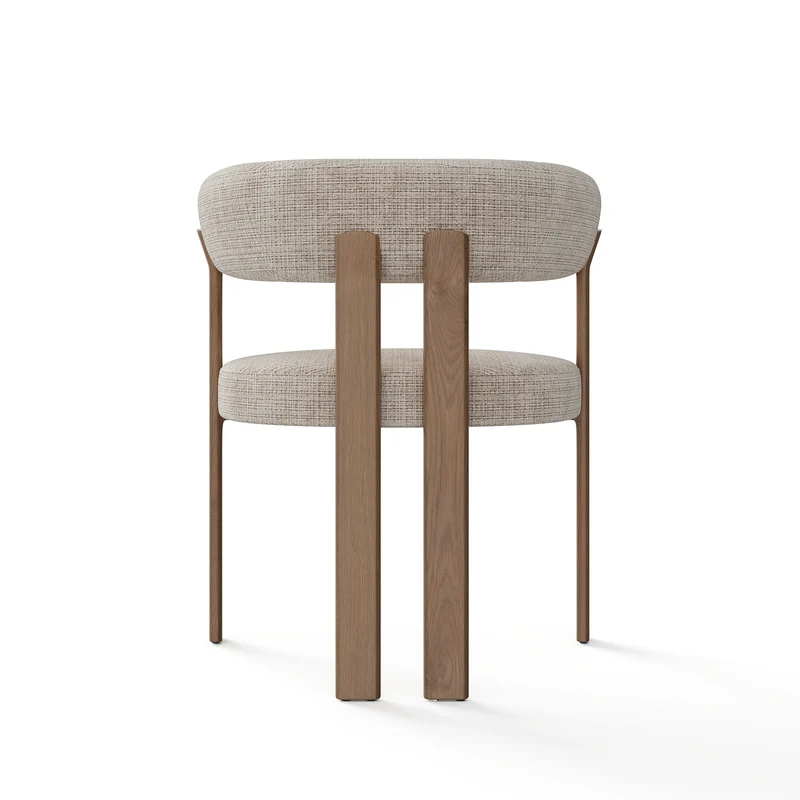 Lot de 2 petits fauteuils OREN velours gaufré