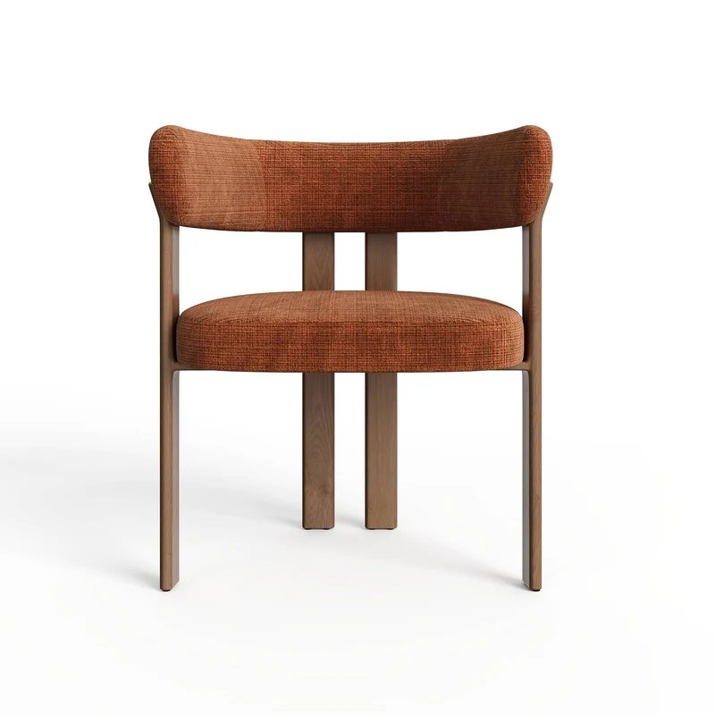 Lot de 2 petits fauteuils OREN velours gaufré