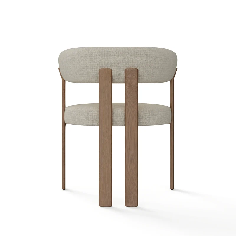 Lot de 2 petits fauteuils OREN velours chenillé
