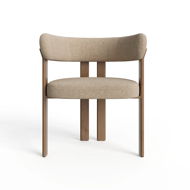 Lot de 2 petits fauteuils OREN velours chenillé
