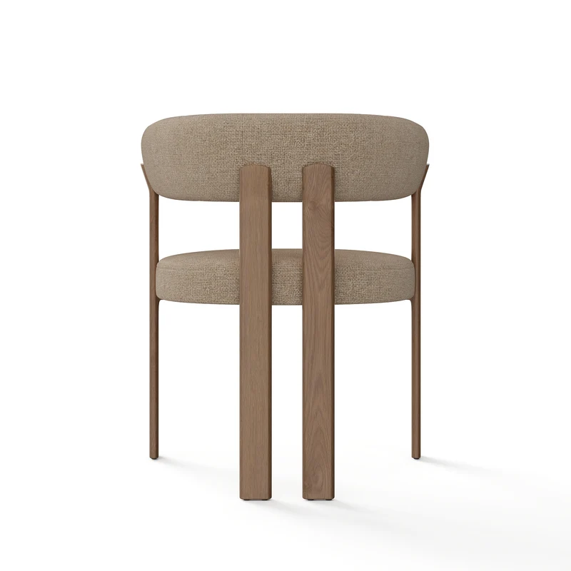 Lot de 2 petits fauteuils OREN velours chenillé