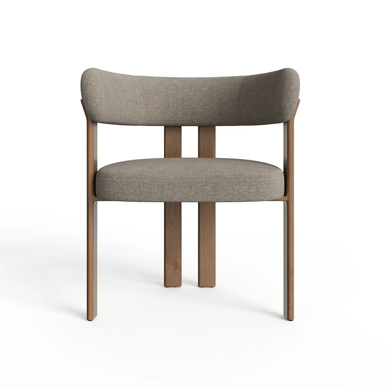 Lot de 2 petits fauteuils OREN velours chenillé