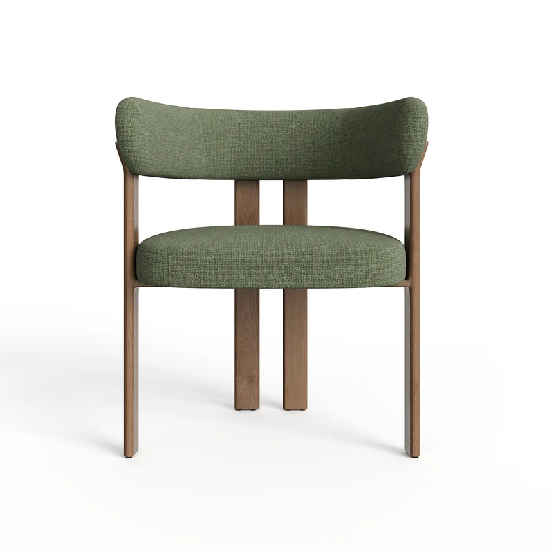 Lot de 2 petits fauteuils OREN velours chenillé