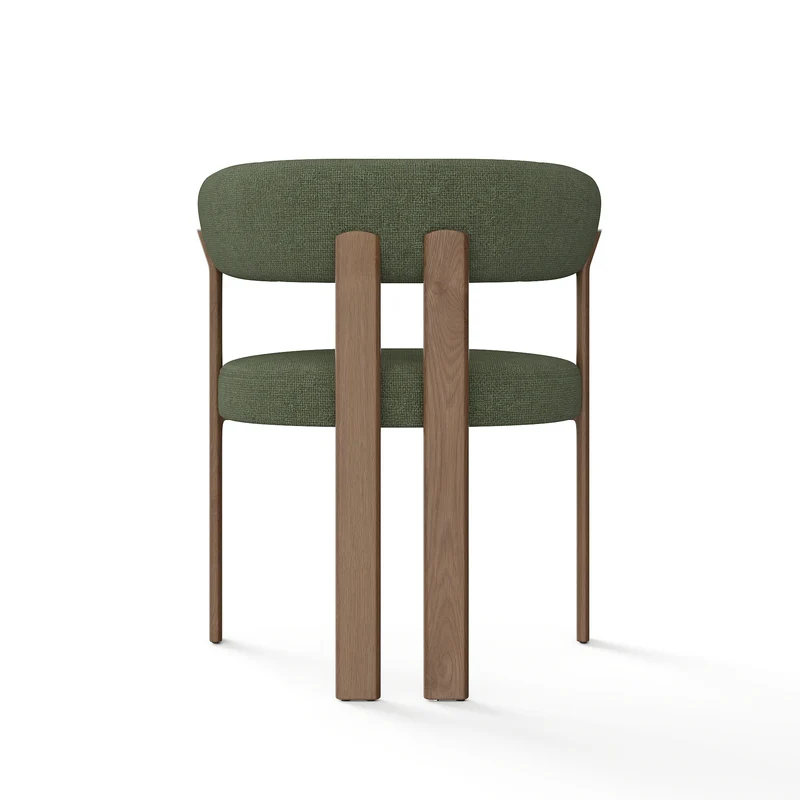 Lot de 2 petits fauteuils OREN velours chenillé