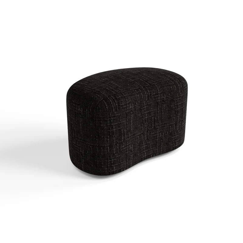 Pouf OVO 60cm velours tramé