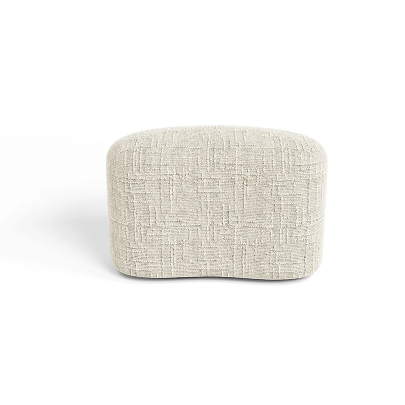 Pouf OVO 60cm velours tramé