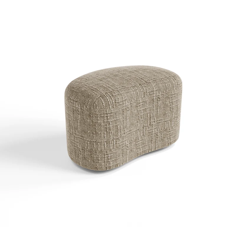 Pouf OVO 60cm velours tramé