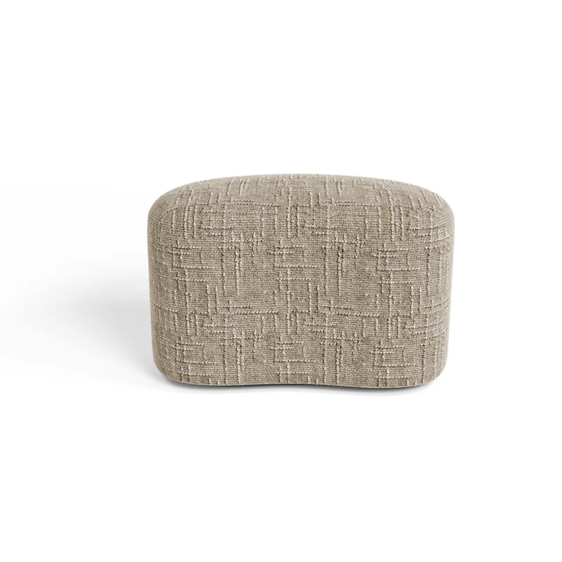 Pouf OVO 60cm velours tramé