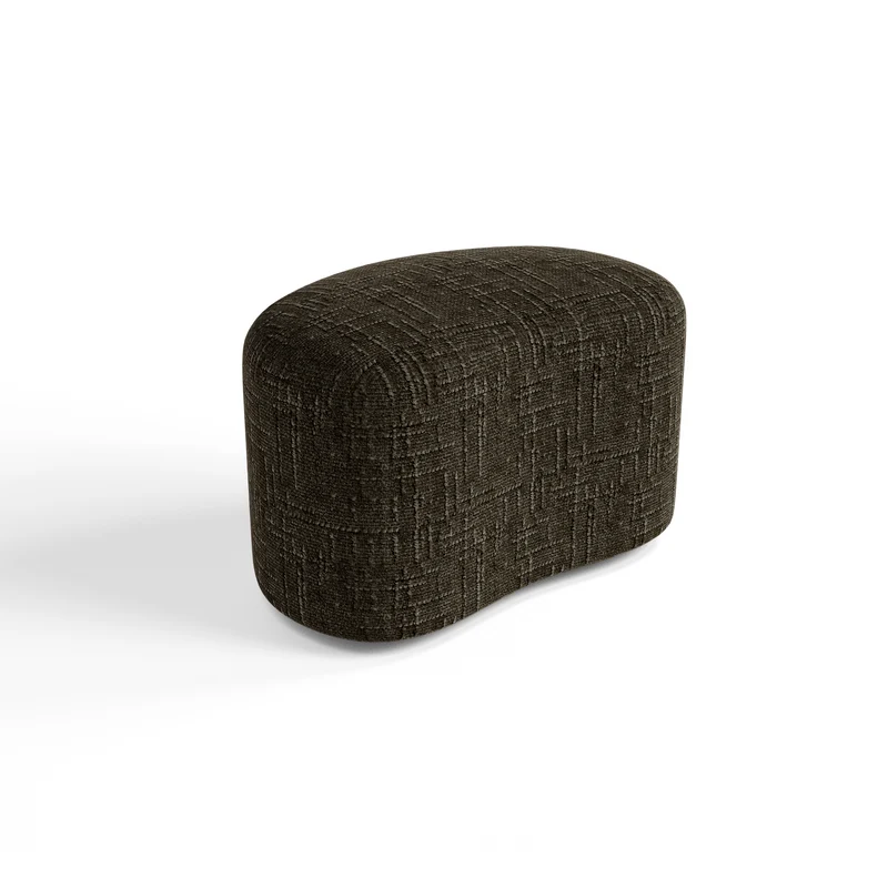 Pouf OVO 60cm velours tramé