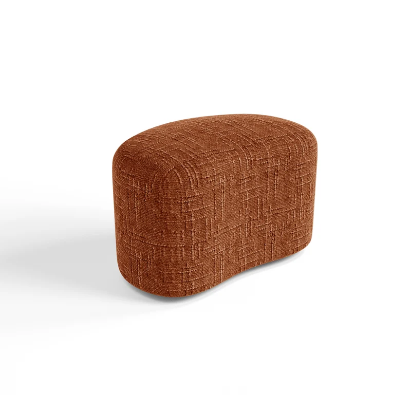 Pouf OVO 60cm velours tramé