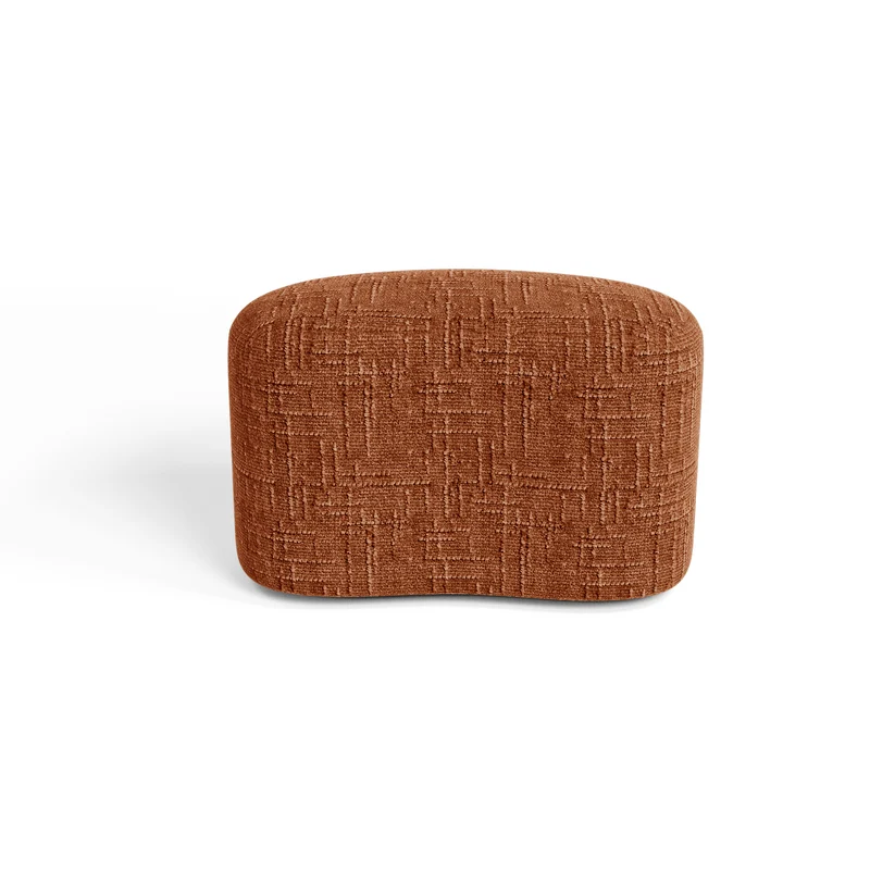 Pouf OVO 60cm velours tramé