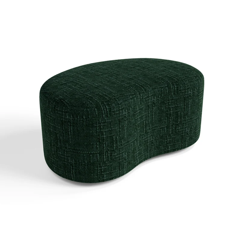 Pouf OVO 80cm velours tramé