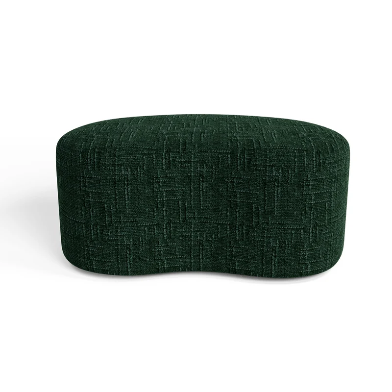 Pouf OVO 80cm velours tramé