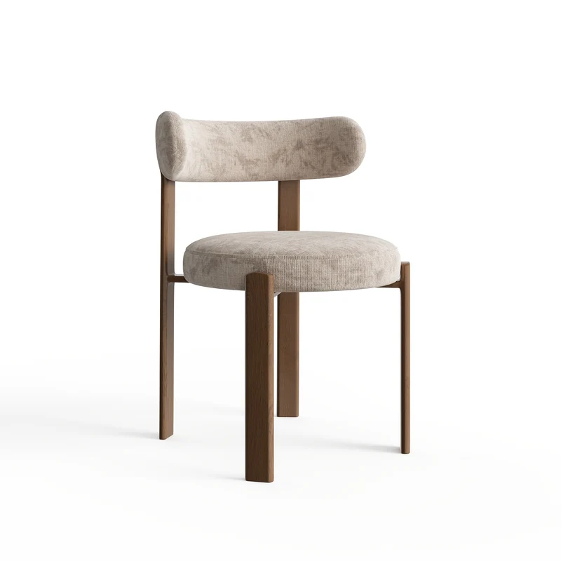 Lot de 2 chaises OREN velours gaufré