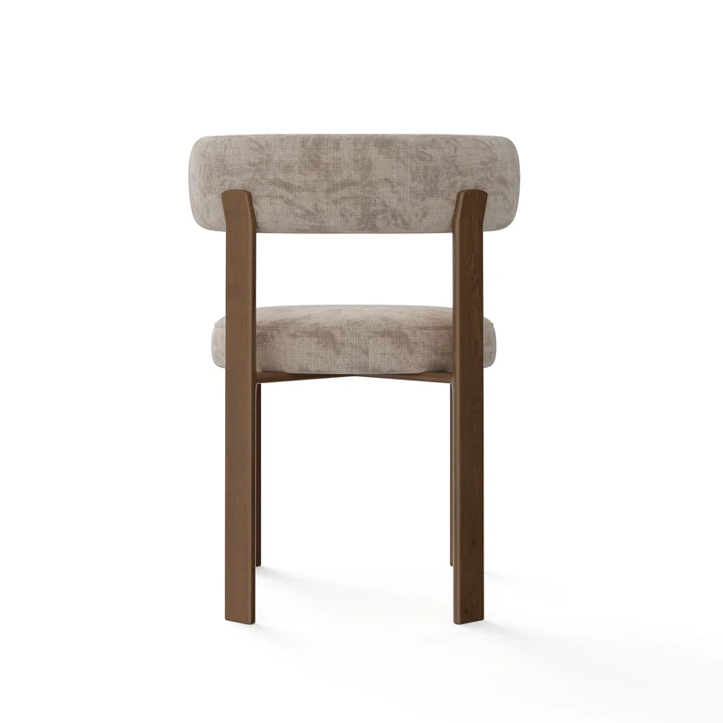Lot de 2 chaises OREN velours gaufré