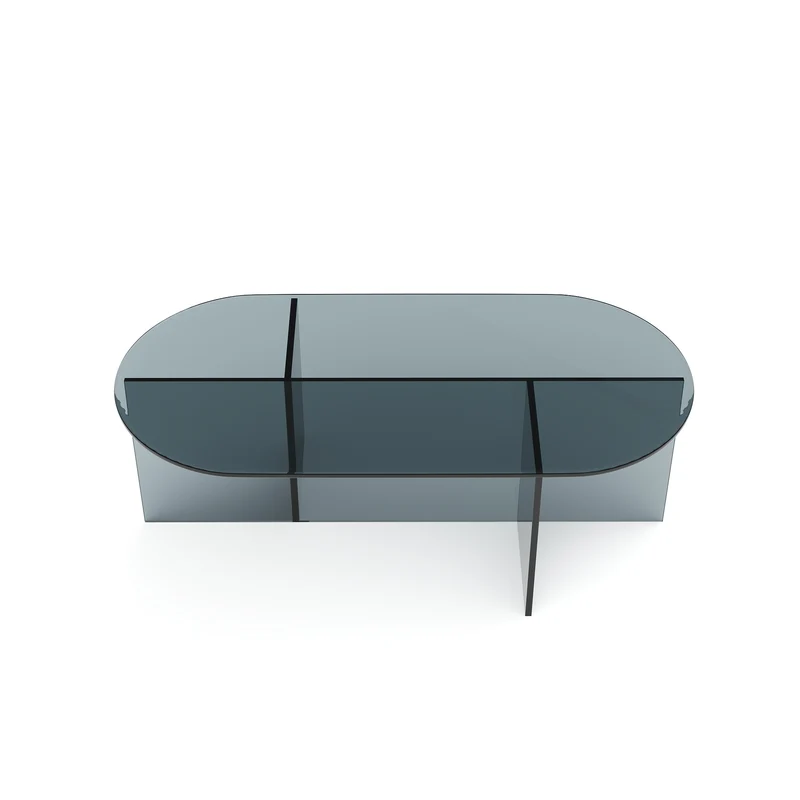 Table basse SIENNA en verre 100cm