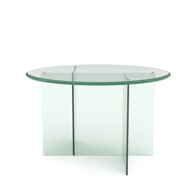 Table à manger SIENNA en verre 120cm