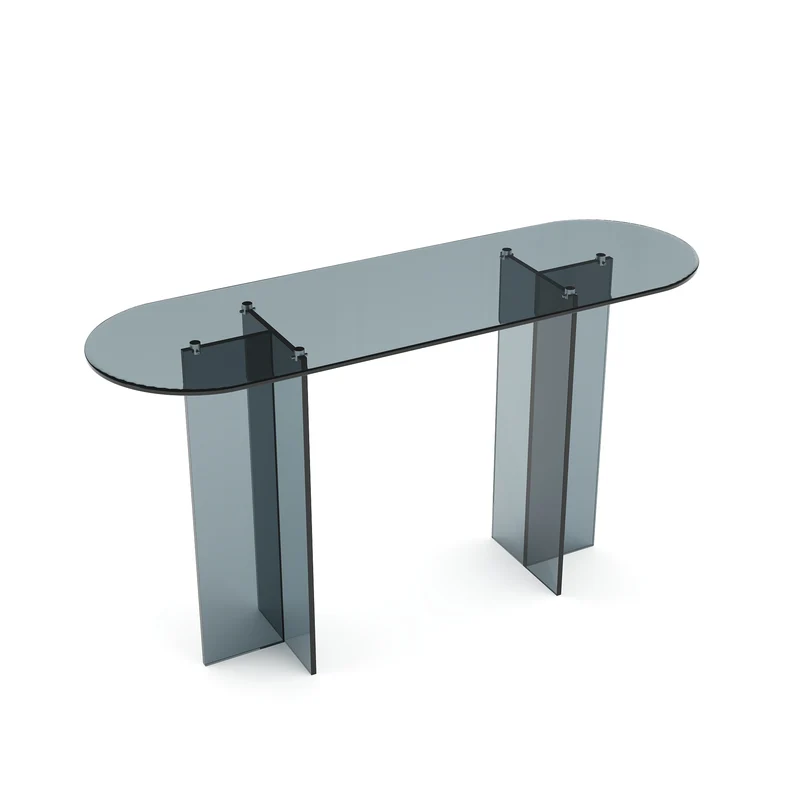 Console SIENNA en verre 120cm