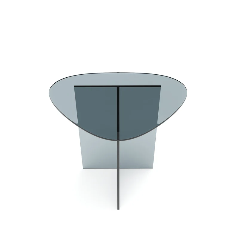 Table d'appoint AURA en verre 55cm