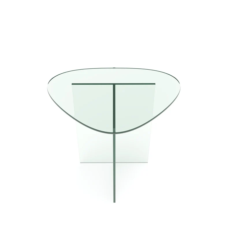 Table d'appoint AURA en verre 55cm