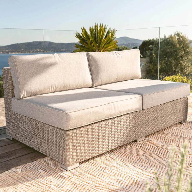 Chauffeuse de jardin 2 places Palma