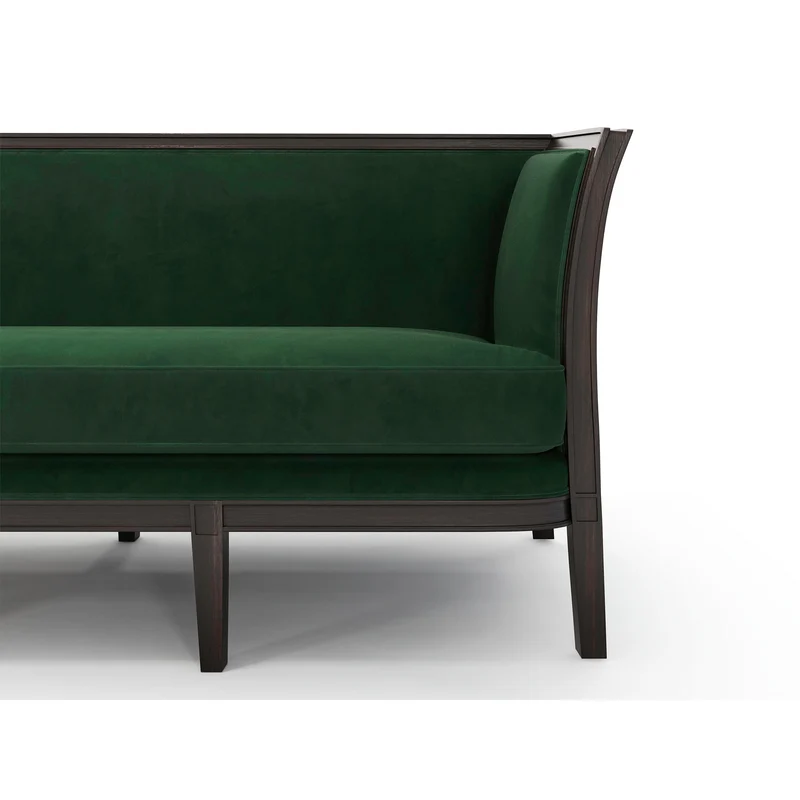Corfou Canapé 2,5 places patine Palissandre