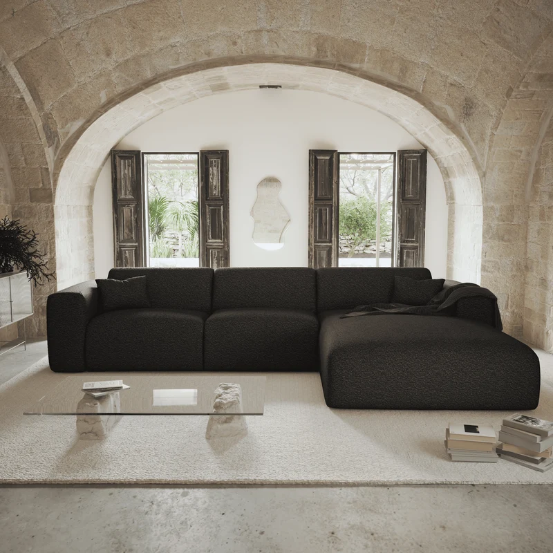 Canapé Convertible Angle Droit Myra