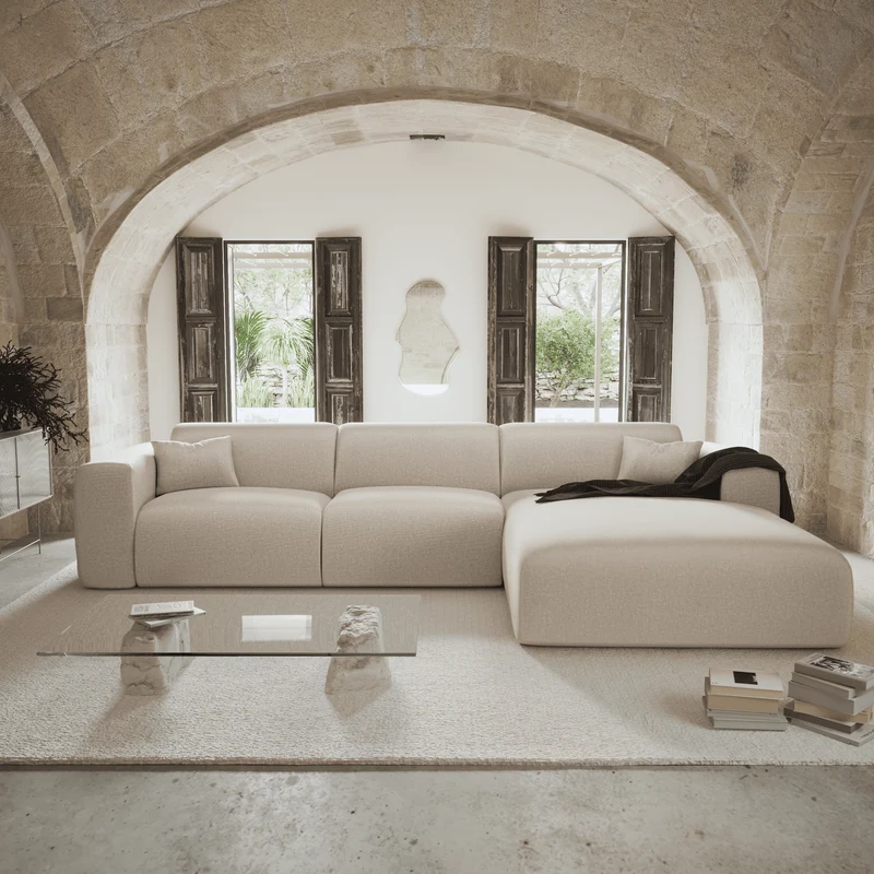 Canapé Convertible Angle Droit Myra