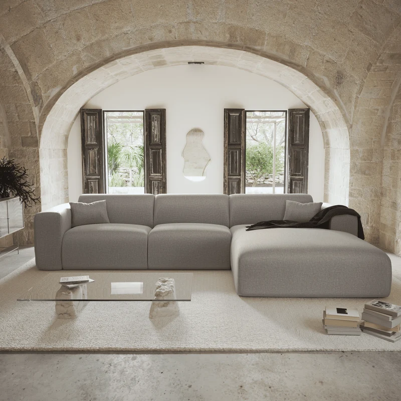 Canapé Convertible Angle Droit Myra