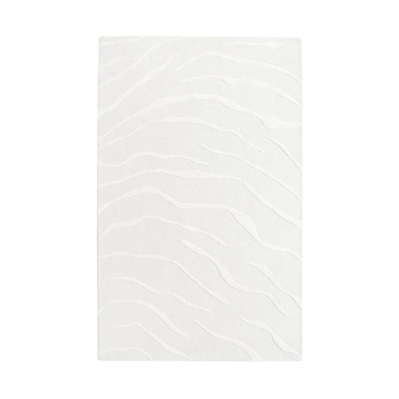 Tapis rectangulaire DAVEN en laine et viscose 160x230cm