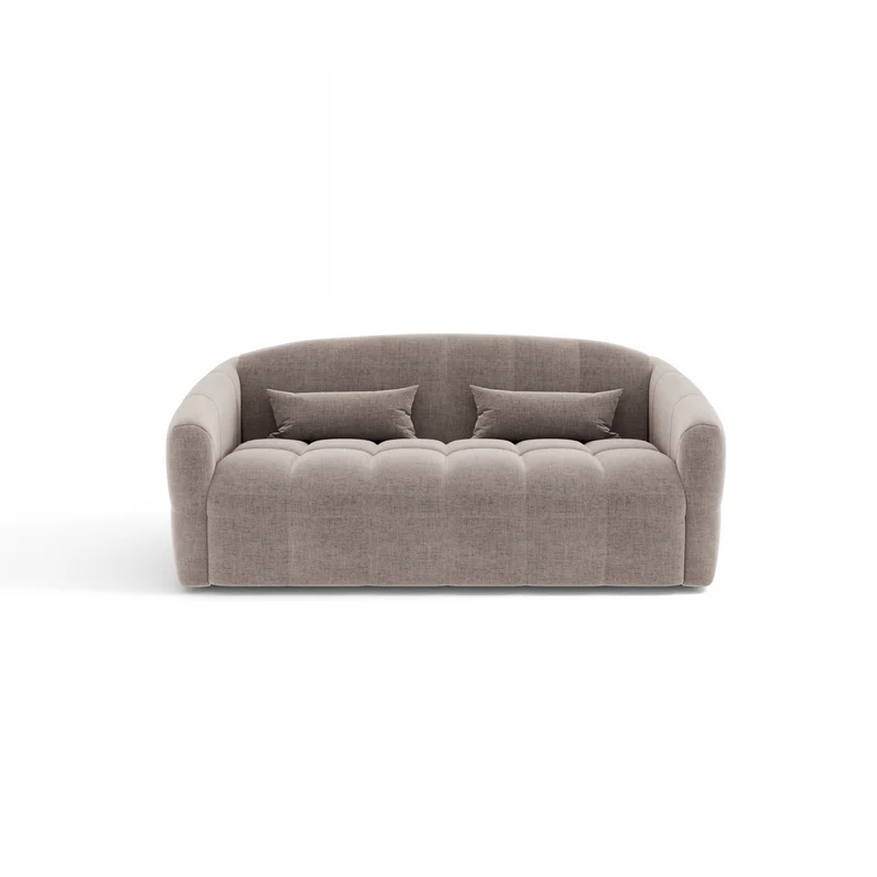 Canapé convertible express matelas 160cm NORA Tissu Velours