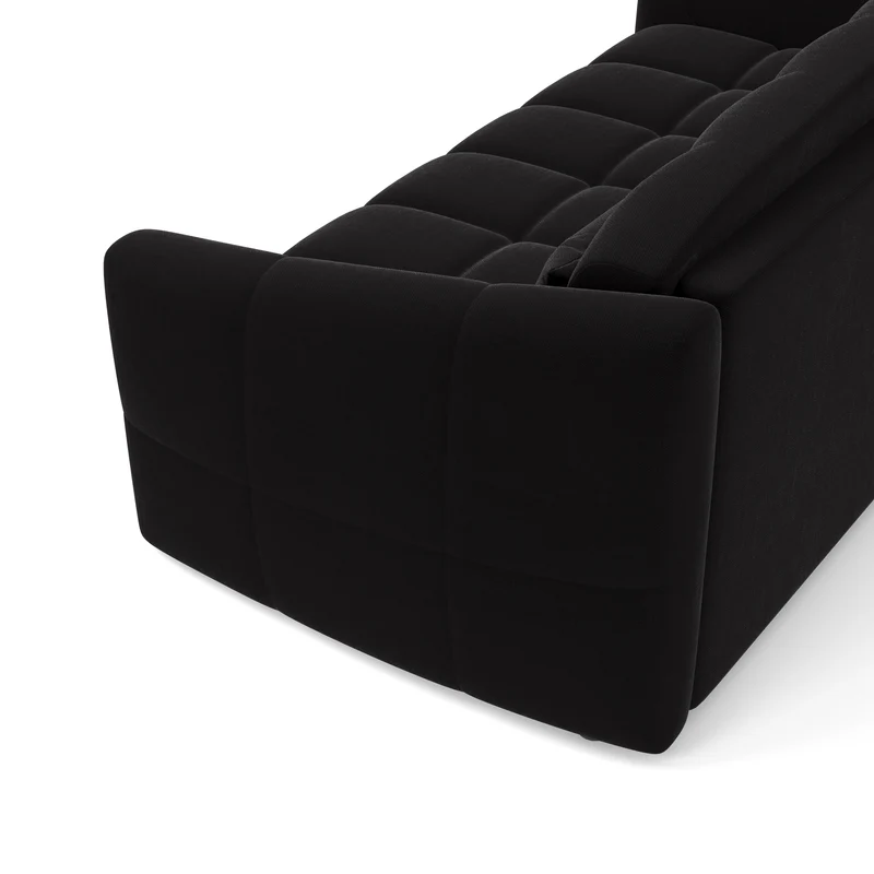 Canapé convertible express matelas 160cm NORA Tissu Velours