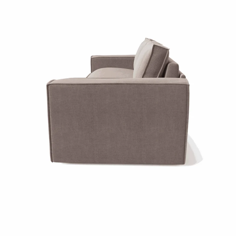 Canapé convertible express JOAN Velours - Matelas Dunlopillo 160cm
