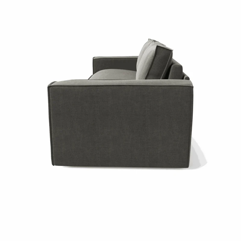 Canapé convertible express JOAN Velours - Matelas Dunlopillo 160cm
